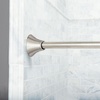 image:imageMoen Curved Tension Shower Curtain Rod 5760 in CSR2172BN  Curved rod design Tension mount installation Adjustable 5760 Brushed nickel finish No drilling requiredBrushed Nickel