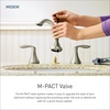 image:imageMoen Dartmoor Brushed Nickel TwoHandle High Arc Widespread Bathroom Sink Faucet for 3Hole Setups with Valve Included TV6805BNBronzed Gold