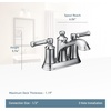 image:imageMoen Dartmoor Matte Black Traditional Two Handle Centerset Bathroom Sink Faucet 6802BLOil Rubbed Bronze