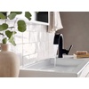 image:imageMoen Doux Brushed Nickel OneHandle High Arc Laminar Stream Bathroom Faucet Modern Bathroom Sink Faucet S6910BNMatte Black