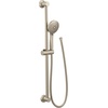 image:imageMoen Eco Performance 5 Funtion Handheld Showerhead 30 Inch Slide Bar and 69 Inch Hose 3558EPBLBrushed Nickel