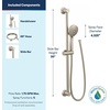 image:imageMoen Eco Performance 5 Funtion Handheld Showerhead 30 Inch Slide Bar and 69 Inch Hose 3558EPBLBrushed Nickel