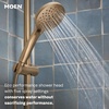 image:imageMoen Eco Performance 5 Funtion Handheld Showerhead 30 Inch Slide Bar and 69 Inch Hose 3558EPBLBrushed Nickel