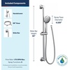 image:imageMoen Eco Performance 5 Funtion Handheld Showerhead 30 Inch Slide Bar and 69 Inch Hose 3558EPBLChrome