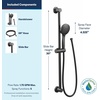 image:imageMoen Eco Performance 5 Funtion Handheld Showerhead 30 Inch Slide Bar and 69 Inch Hose 3558EPBLMatte Black