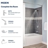 image:imageMoen Engage Chrome Magnetix SixFunction 55Inch Wide Handheld Shower Head with Hose and Magnetic Docking System 26112Chrome
