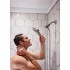 image:imageMoen Engage Chrome Magnetix SixFunction 55Inch Wide Handheld Shower Head with Hose and Magnetic Docking System 26112Spot Resist Brushed Nickel