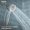 image:imageMoen Engage Magnetix Shower Head with Handheld Sprayer 6 Handheld Shower Head Spray Functions Chrome Finish 26100EPChrome