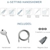 image:imageMoen Engage Magnetix Shower Head with Handheld Sprayer 6 Handheld Shower Head Spray Functions Chrome Finish 26100EPChrome