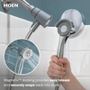 image:imageMoen Engage Magnetix Shower Head with Handheld Sprayer 6 Handheld Shower Head Spray Functions Chrome Finish 26100EPChrome