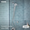 image:imageMoen Engage Magnetix Shower Head with Handheld Sprayer 6 Handheld Shower Head Spray Functions Chrome Finish 26100EPChrome