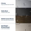image:imageMoen Engage Magnetix Shower Head with Handheld Sprayer 6 Handheld Shower Head Spray Functions Chrome Finish 26100EPMatte Black