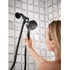 image:imageMoen Engage Magnetix Shower Head with Handheld Sprayer 6 Handheld Shower Head Spray Functions Chrome Finish 26100EPMatte Black