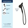 image:imageMoen Engage Magnetix Shower Head with Handheld Sprayer 6 Handheld Shower Head Spray Functions Chrome Finish 26100EPMediterranean Bronze