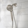 image:imageMoen Engage Magnetix Shower Head with Handheld Sprayer 6 Handheld Shower Head Spray Functions Chrome Finish 26100EPSpot Resist Brushed Nickel