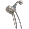 image:imageMoen Engage Magnetix Shower Head with Handheld Sprayer 6 Handheld Shower Head Spray Functions Chrome Finish 26100EPSpot Resist Brushed Nickel