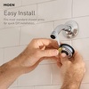 image:imageMoen Engage Magnetix Shower Head with Handheld Sprayer 6 Handheld Shower Head Spray Functions Chrome Finish 26100EPSpot Resist Brushed Nickel