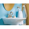 image:imageMoen Eva Brushed Nickel TwoHandle 4Inch Centerset Bathroom Faucet with Drain Assembly Bathroom Faucets for Sink 3Hole 6410BNBrushed Nickel