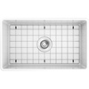 image:imageMoen FC301810 ApronFront Fireclay Single Bowl Undermount Kitchen Sink 30 White