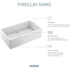 image:imageMoen FC301810 ApronFront Fireclay Single Bowl Undermount Kitchen Sink 30 White