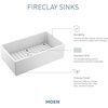 image:imageMoen FC331910 ApronFront Fireclay Single Bowl Undermount Kitchen Sink 33 White