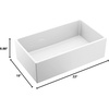 image:imageMoen FC331910 ApronFront Fireclay Single Bowl Undermount Kitchen Sink 33 White