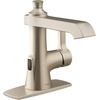 image:imageMoen Flara Brushed Nickel Motionsense Wave Touchless Single Handle Bathroom Sink Faucet S6981EWBNBrushed Nickel