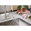 image:imageMoen G18121 Prep 18Gauge Steel Undermount Farmhouse Apron Front Single Bowl Kitchen Sink 30Inch x 21Inch Stainless Steel