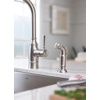 image:imageMoen G18121 Prep 18Gauge Steel Undermount Farmhouse Apron Front Single Bowl Kitchen Sink 30Inch x 21Inch Stainless Steel
