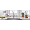 image:imageMoen G18121 Prep 18Gauge Steel Undermount Farmhouse Apron Front Single Bowl Kitchen Sink 30Inch x 21Inch Stainless Steel