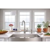 image:imageMoen G18121 Prep 18Gauge Steel Undermount Farmhouse Apron Front Single Bowl Kitchen Sink 30Inch x 21Inch Stainless Steel