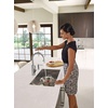 image:imageMoen G18180 Prep 18Gauge Steel Undermount Single Bowl Kitchen Sink 31Inch x 18Inch Stainless Steel