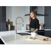image:imageMoen G18180 Prep 18Gauge Steel Undermount Single Bowl Kitchen Sink 31Inch x 18Inch Stainless Steel