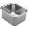 image:imageMoen GS18442 1800 Series 165inch Undermount Single Bowl Stainless Steel Kitchen or Bar Sink 18 Gauge Satin Stainless