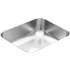 image:imageMoen GS20192 2000 Series 235inch 20 Gauge Undermount Single Bowl Stainless Steel Kitchen or Bar Sink