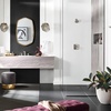 image:imageMoen Genta LX Brushed Nickel TwoHandle ThreeHole Widespread Modern Bathroom Sink Faucet with Drain Assembly Valve Required T6708BNBrushed Nickel