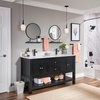 image:imageMoen Genta LX Matte Black OneHandle Modern Bathroom Sink Faucet with Optional Deckplate and LowArc Spout for Bath Countertop 6702BLMatte Black