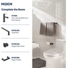 image:imageMoen Genta LX Matte Black Pressure Balancing Modern Shower Set with Showerhead Lever Handle and Tub Spout PosiTemp Valve Required T2473EPBLMatte Black