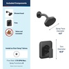 image:imageMoen Genta LX Pressure Balancing EcoPerformance Modern Shower Trim with Showerhead and Lever Handle PosiTemp Valve Required Matte Black T2472EPBLMatte Black