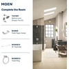 image:imageMoen Genta LX TwoHandle High Arc Widespread Bathroom Sink Faucet for 3Hole Setups Valve Included Brushed Nickel TV6708BNChrome