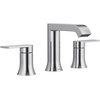 image:imageMoen Genta LX TwoHandle High Arc Widespread Bathroom Sink Faucet for 3Hole Setups Valve Included Brushed Nickel TV6708BNChrome