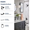 image:imageMoen Genta LX TwoHandle High Arc Widespread Bathroom Sink Faucet for 3Hole Setups Valve Included Brushed Nickel TV6708BNMatte Black