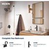 image:imageMoen Gibson Matte Black EcoPerformance Modern Shower Trim Featuring Bathroom Showerhead and Lever Handle PosiTemp Valve Required T2902EPBLPack of 1