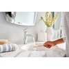 image:imageMoen Gibson OneHandle Single Hole Modern Bathroom Sink Faucet with Optional Deckplate Chrome 6145Chrome