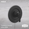 image:imageMoen Gibson Pressure Balancing EcoPerformance Showerhead Shower Handle and Tub Spout PosiTemp Valve Required Matte Black T2903EPBLMatte Black