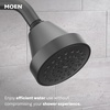 image:imageMoen Gibson Pressure Balancing EcoPerformance Showerhead Shower Handle and Tub Spout PosiTemp Valve Required Matte Black T2903EPBLMatte Black