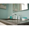 image:imageMoen Glyde Brushed Nickel TwoHandle 8Inch Widespread High Arc Modern Bathroom Sink Faucet Valve Required T6173BNBrushed Nickel