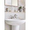 image:imageMoen Haber Spot Resist Brushed Nickel TwoHandle 4 Centerset Bathroom Faucet for 3Hole Sinks 84768SRNNo Size