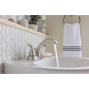 image:imageMoen Haber Spot Resist Brushed Nickel TwoHandle 4 Centerset Bathroom Faucet for 3Hole Sinks 84768SRNNo Size