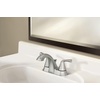 image:imageMoen Haber Spot Resist Brushed Nickel TwoHandle 4 Centerset Bathroom Faucet for 3Hole Sinks 84768SRNNo Size
